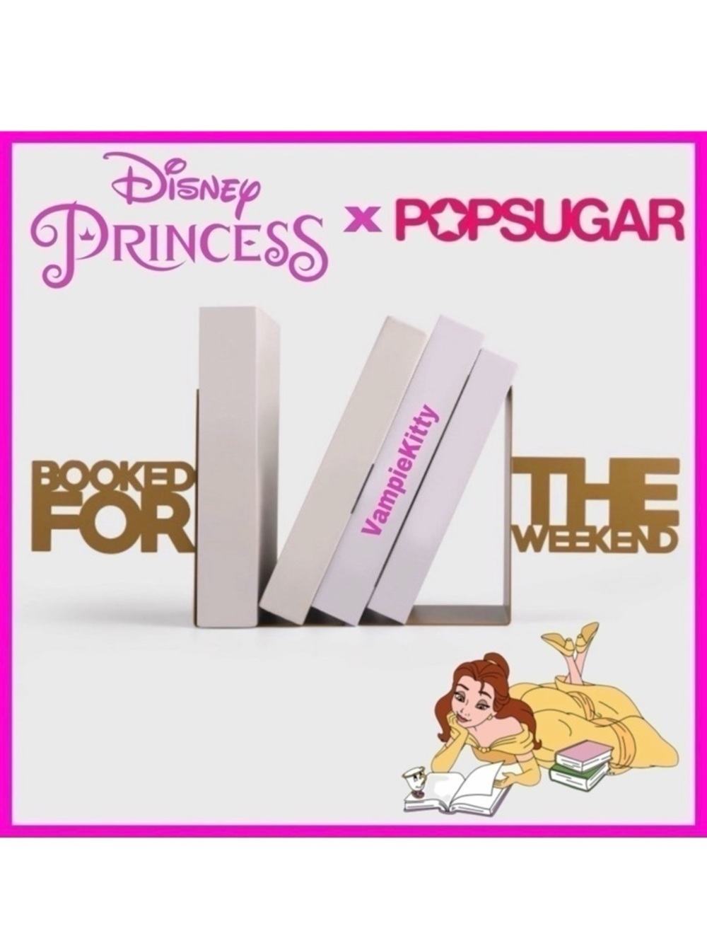 Disney Princess Belle POPSUGAR “Booked for the Weekend” Beauty and Beast Bookend